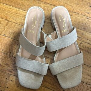 Tan sandals
